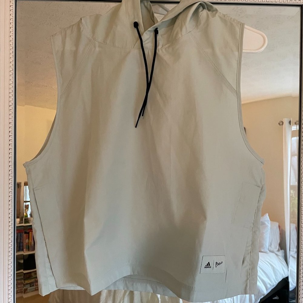 adidas Parley Run for the Oceans Linen Green Vest